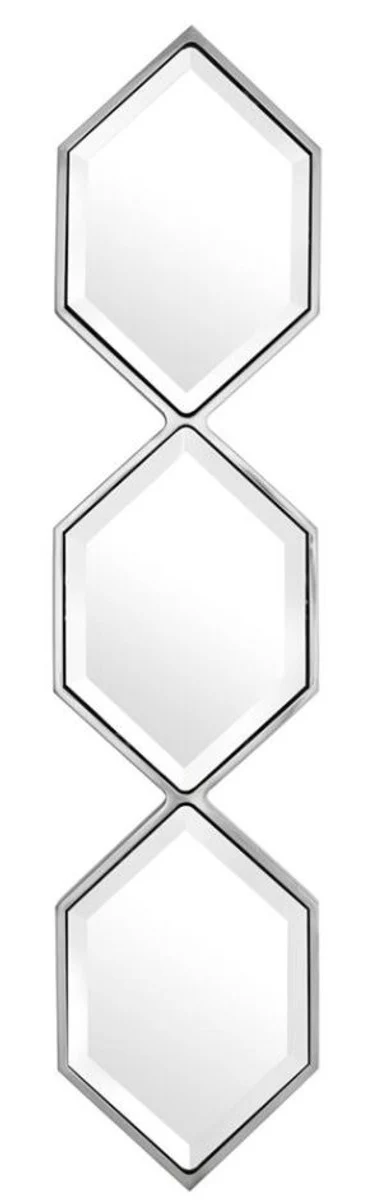 Designer Spiegel Silber 25 x H. 110 cm - Luxus Wandspiegel