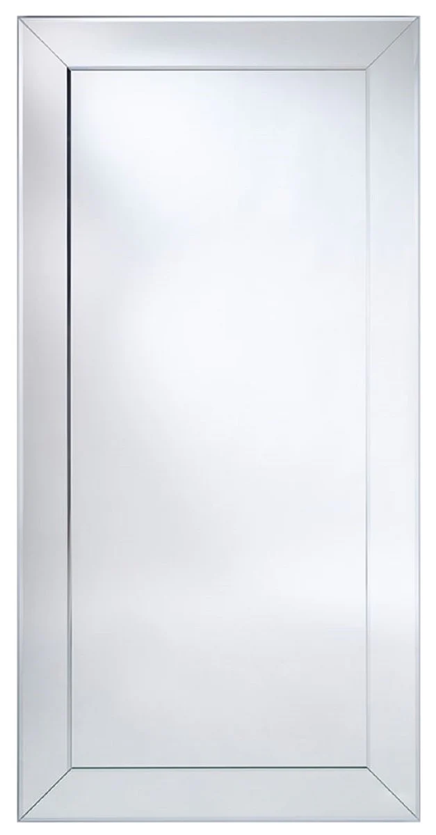 Luxus Spiegel mit Aluminiumrahmen 100 x H. 200 cm - Garderobenspiegel - Wohnzimmer Spiegel - Schlafzimmer Spiegel - Luxus Qualität