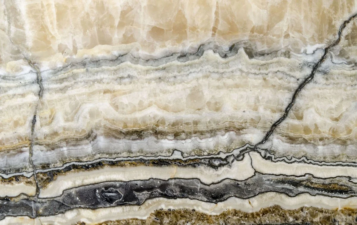 Luxus Wohnzimmertisch mit Naturstein Tischplatte 80 x 50 x H. 40 cm - Luxus Couchtisch