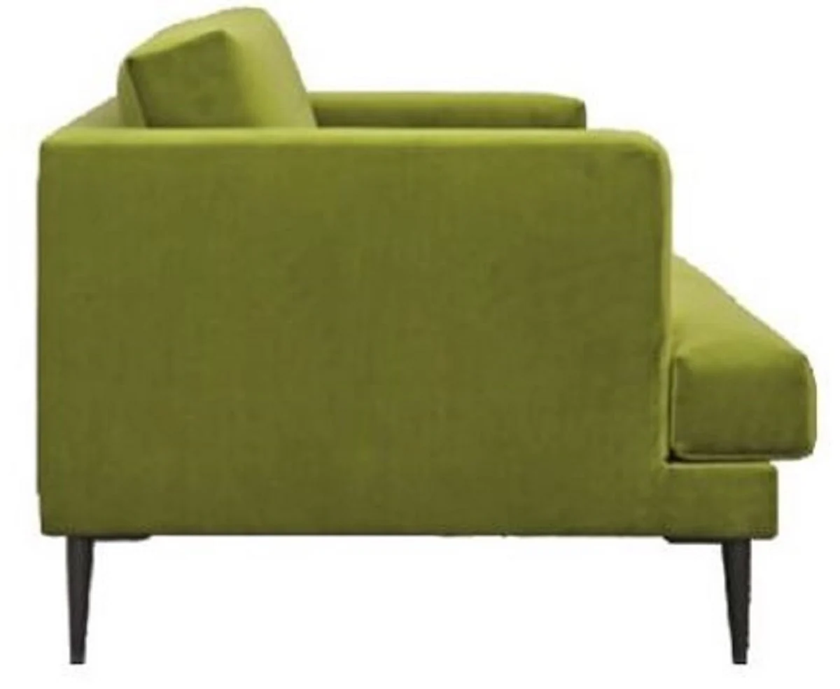 Luxus Samt Sofa 184 x 90 x H. 76 cm - Verschiedene Farben - Modernes Wohnzimmer Sofa - Moderne Wohnzimmer Möbel