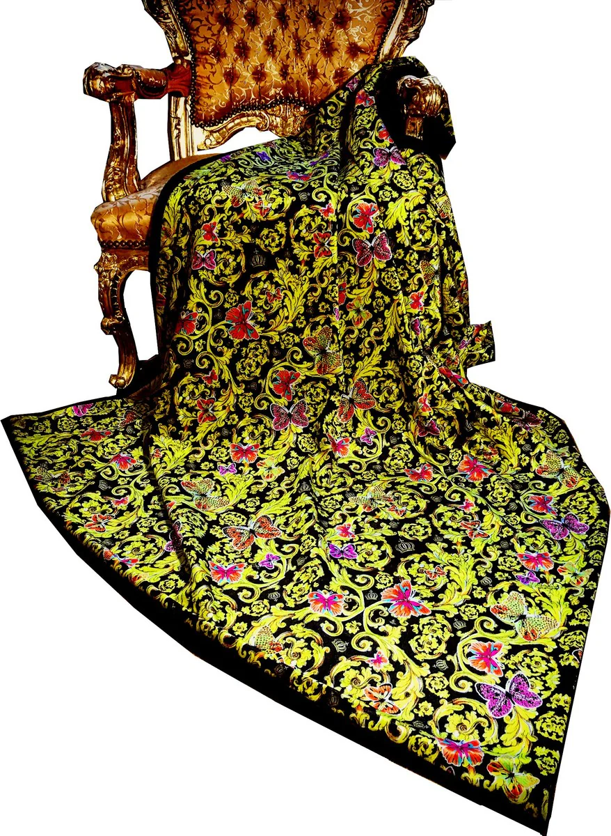 Luxus Wohndecke Pompöös by Barock Butterflies & Flowers von Harald Glööckler mit Glitzersteinen