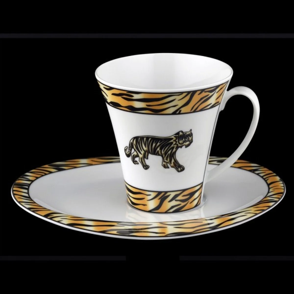 Pompöös Becher-Set 2-tlg. oval Design by Harald Glööckler - sehr edles und hochwertiges Porzellan