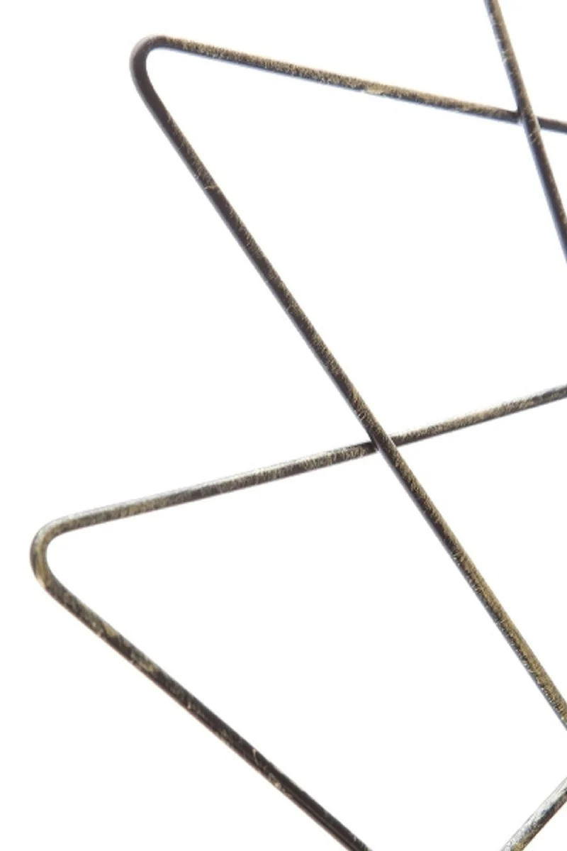 Designer Wandspiegel Antik Goldfarben Ø 60 cm - Designer Spiegel