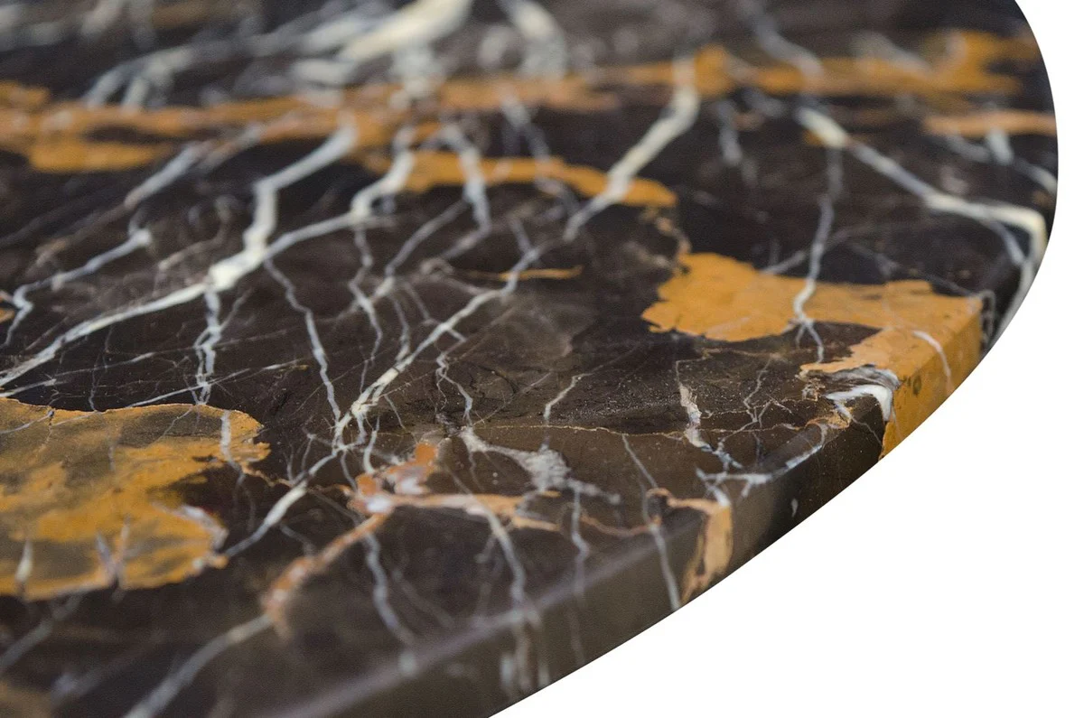 Luxus Couchtisch Schwarz Ø 70 x H. 40 cm - Luxus Wohnzimmermöbel