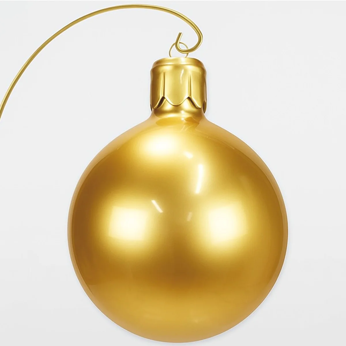 XXL Deko Weihnachtsbaumkugel Gold H. 90 cm - Weihnachts Deko
