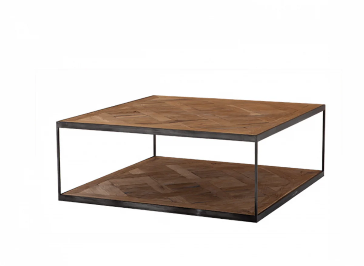 Luxus Art Deco Designer Couchtisch Zink - Wohnzimmer Salon Tisch - Hotel Tisch Möbel