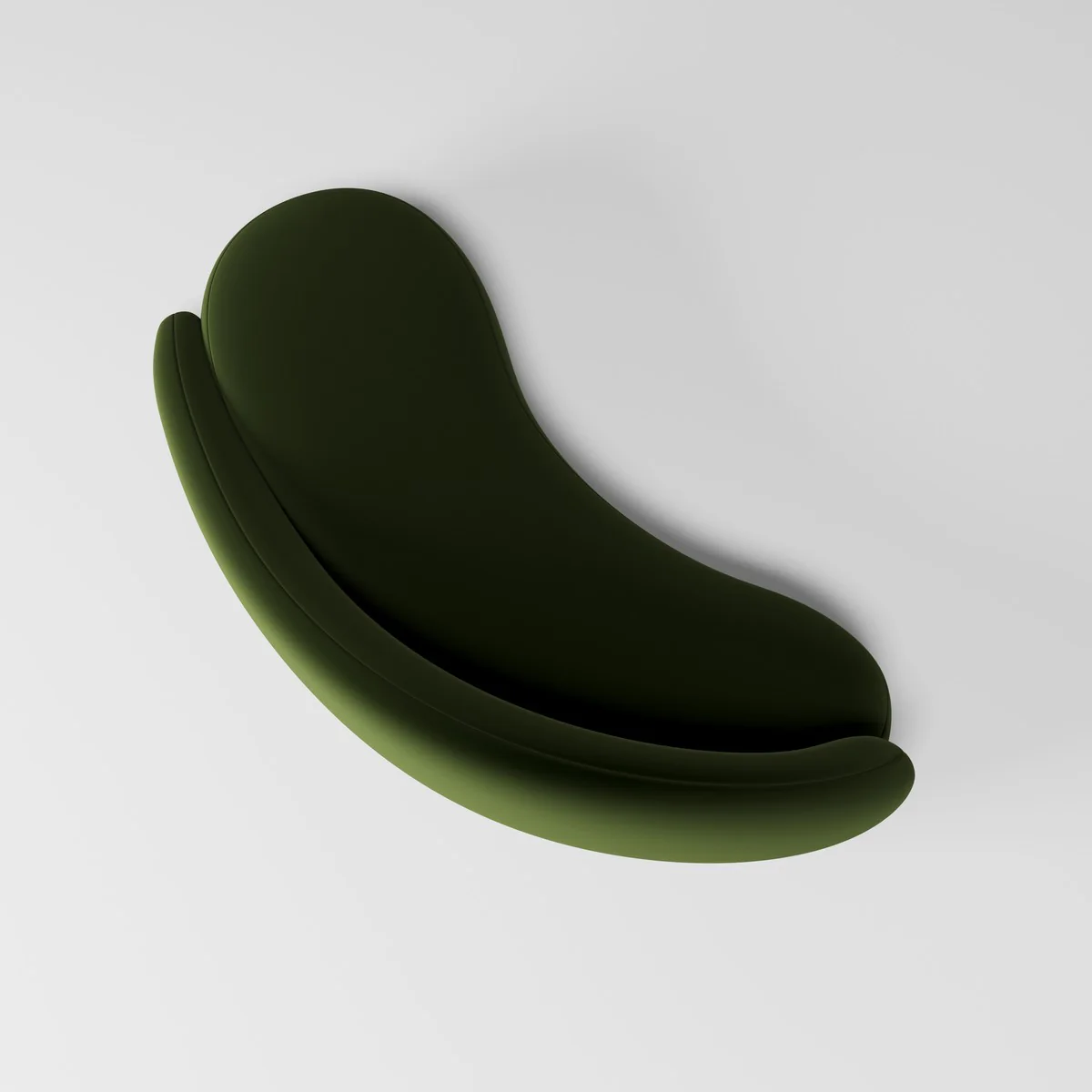 Luxus Samt Sofa Linke Seite Grün / Dunkelbraun 280 cm - Wohnzimmer & Hotel Möbel