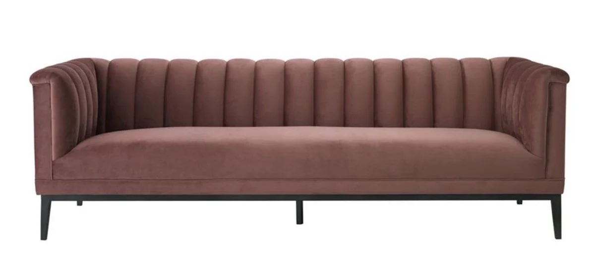 Luxus Sofa Altrosa 230 x 86 x H. 75 cm - Wohnzimmermöbel