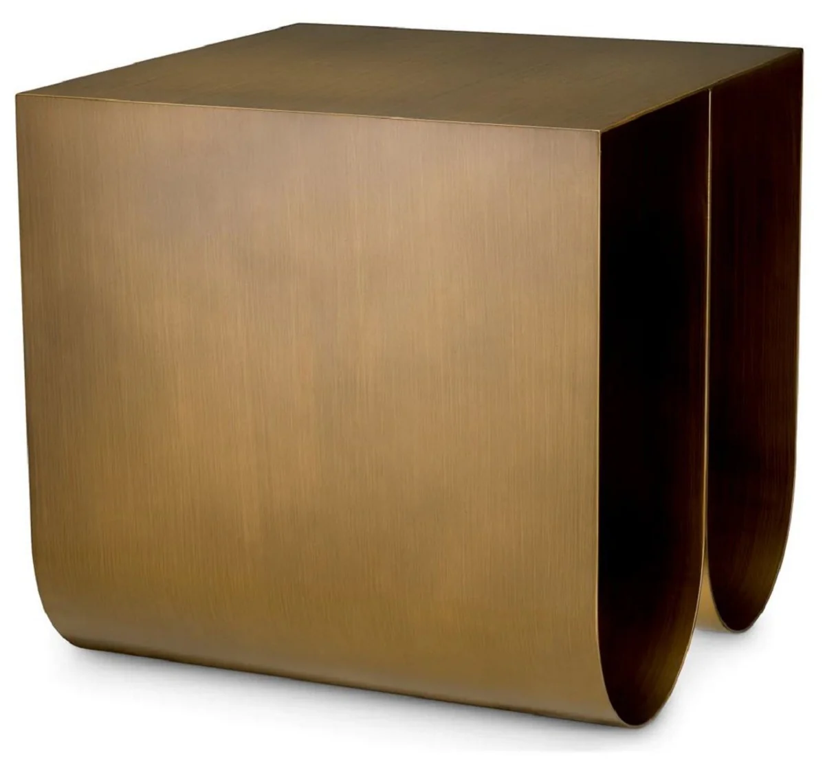 Luxus Metall Beistelltisch Messing 50 cm