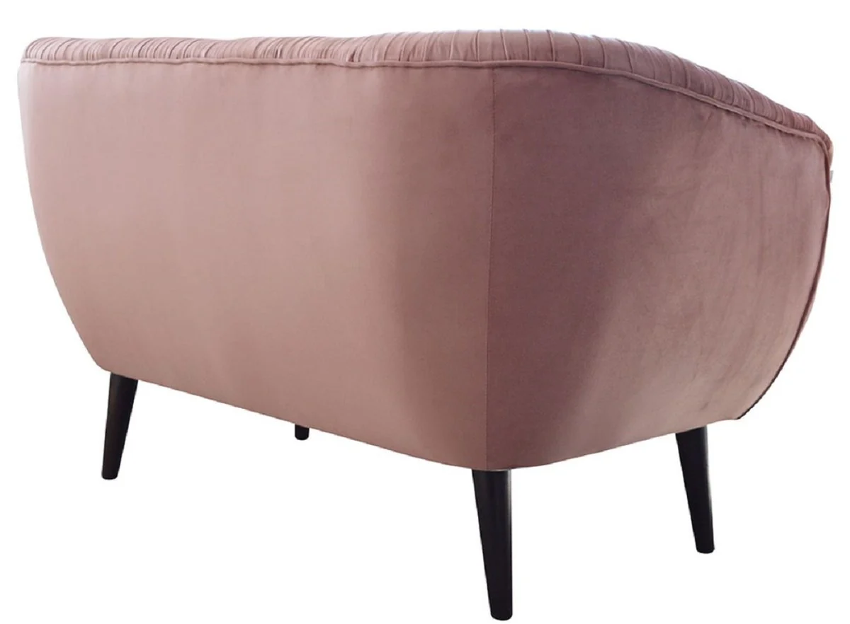 Luxus Sofa mit dekorativen Falten 144 x 79 x H. 81 cm - Verschiedene Farben - Hotel Möbel
