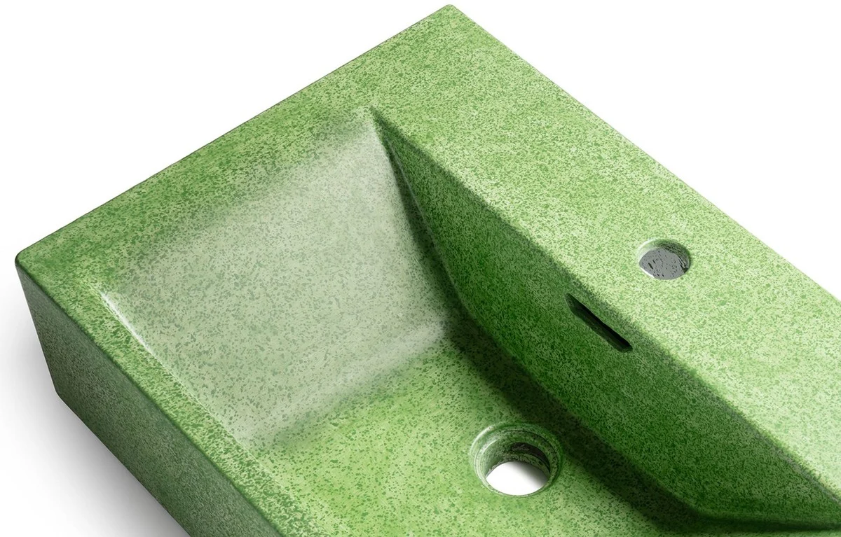 Luxus Beton Waschbecken Matt Grün 60 cm