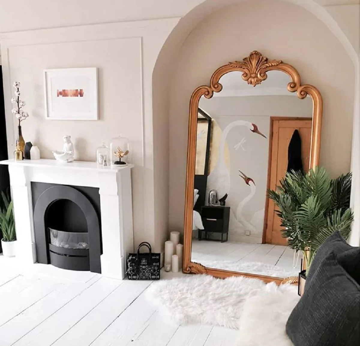 Luxus Barock Spiegel Kupfer - Prunkvoller italienischer Barockstil Wandspiegel - Handgefertigte Luxus Möbel im Barockstil - Prunkvolle Barock Möbel - Made in Italy - Luxus Qualität