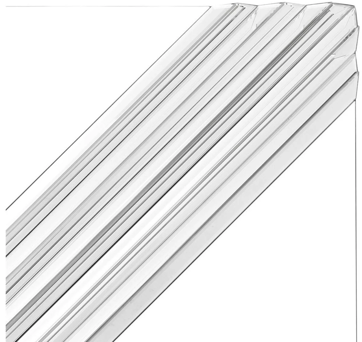 Designer Spiegel / Wandspiegel 100 x H. 100 cm - Luxus Möbel