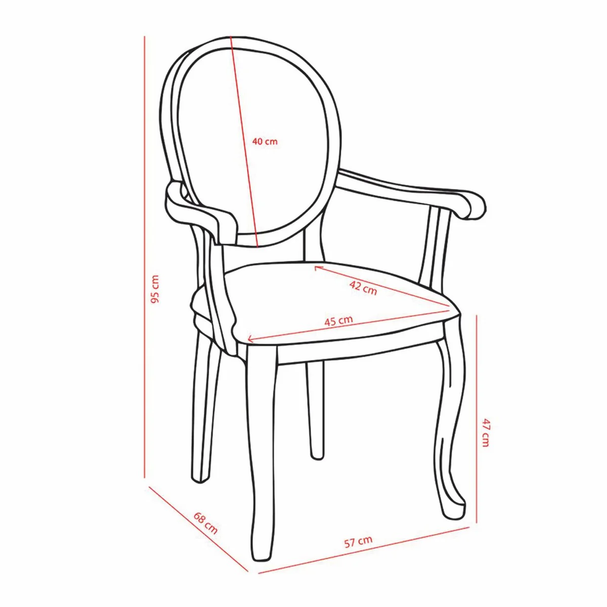 Luxus Barock Esszimmer Stuhl mit Armlehnen Teddybär macht Pause Blau / Braun