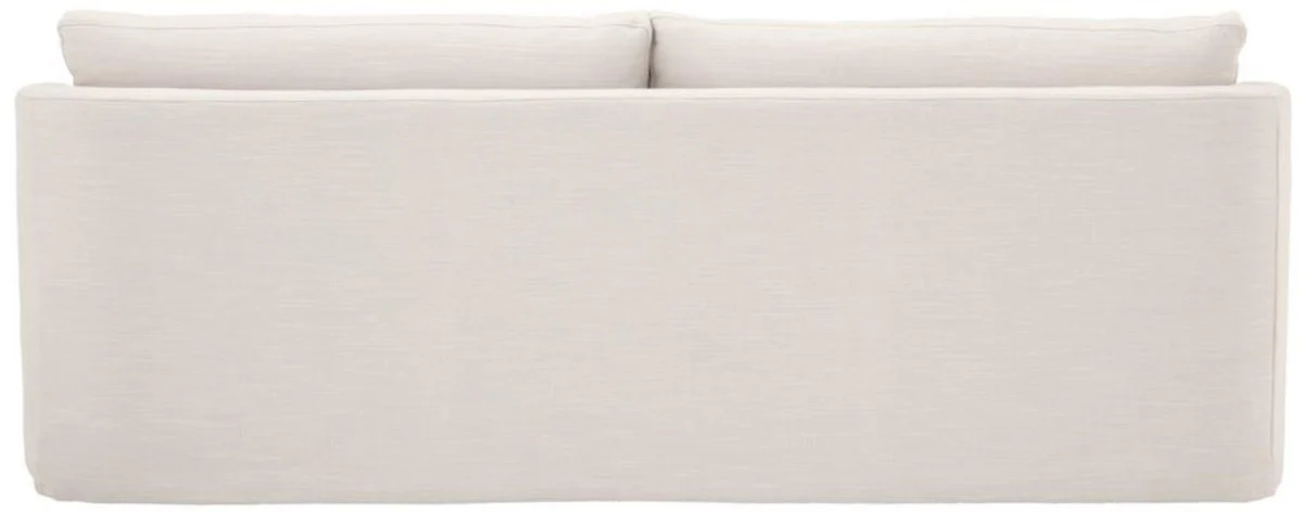 Luxus Wohnzimmer Sofa Weiß 230 x 100 x H. 75 cm - Wohnzimmermöbel