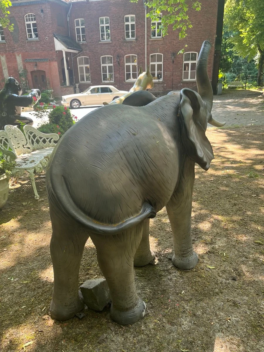 Luxus Deko-Skulptur XXL Elefant – Monumentale Eleganz für Innen & Außen