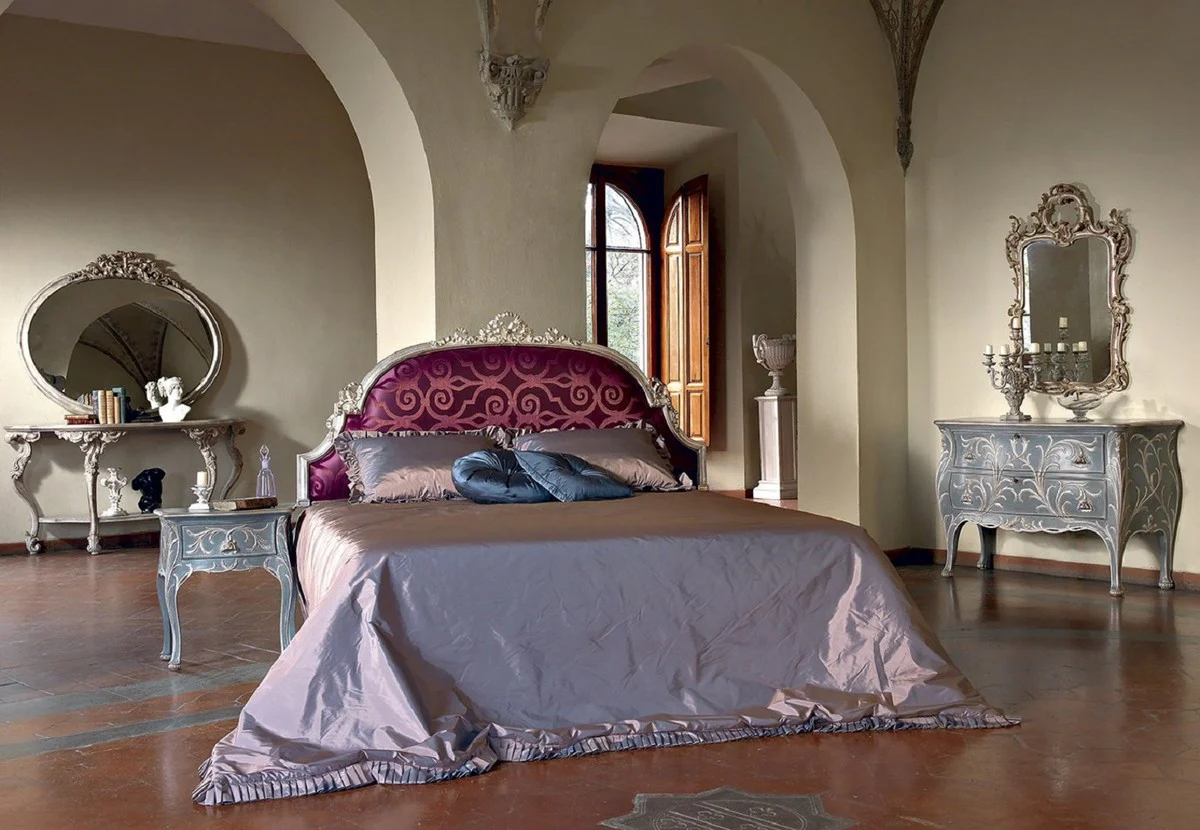 Luxus Barock Spiegel Braun / Schwarz / Gold - Handgefertigter italienischer Barockstil Wandspiegel - Luxus Möbel im Barockstil - Luxus Qualität - Made in Italy - Barock Möbel