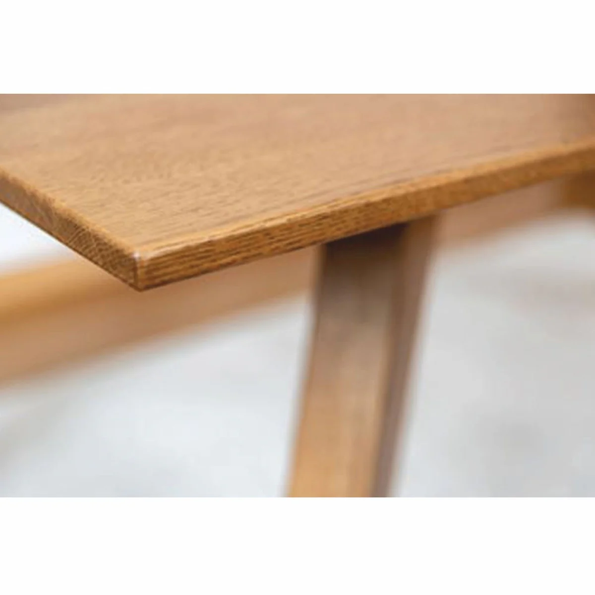 Luxus Eichenholz Esstisch Braun - Verschiedene Größen - Esszimmer Möbel