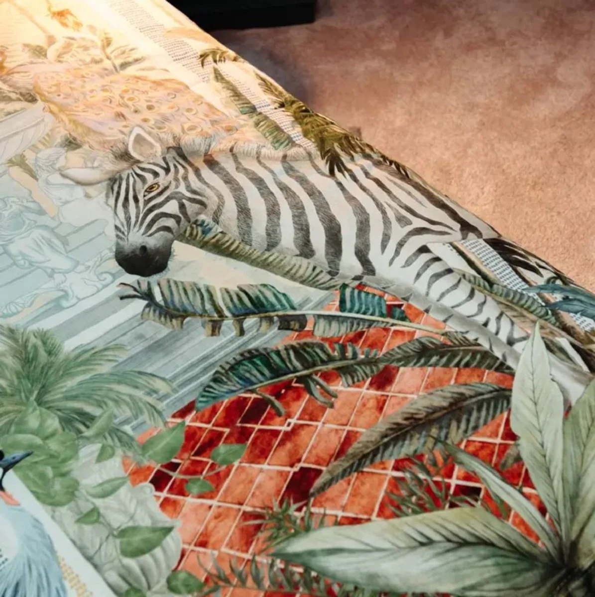 Luxus Chaiselongue Mehrfarbig / Schwarz 84 x 164 x H. 80 cm - Wohnzimmer Liegesessel - Recamiere - Wohnzimmer Möbel - Luxus Möbel