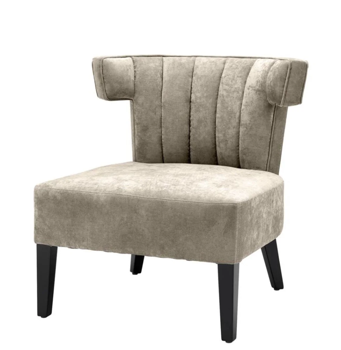 Luxus Sessel Grau Schwarz - Designer Möbel