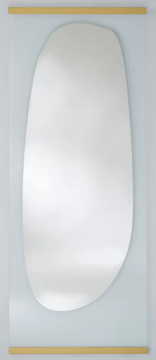 Designer Spiegel Gold 71 x H. 178 cm - Eleganter Wandspiegel - Luxus Kollektion