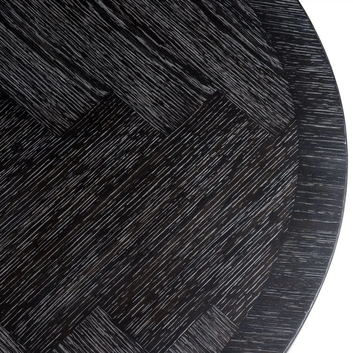 Luxus Esstisch Schwarz / Bronze 200 x 120 x H. 76 cm - Ovaler Küchentisch - Luxus Esszimmer Möbel