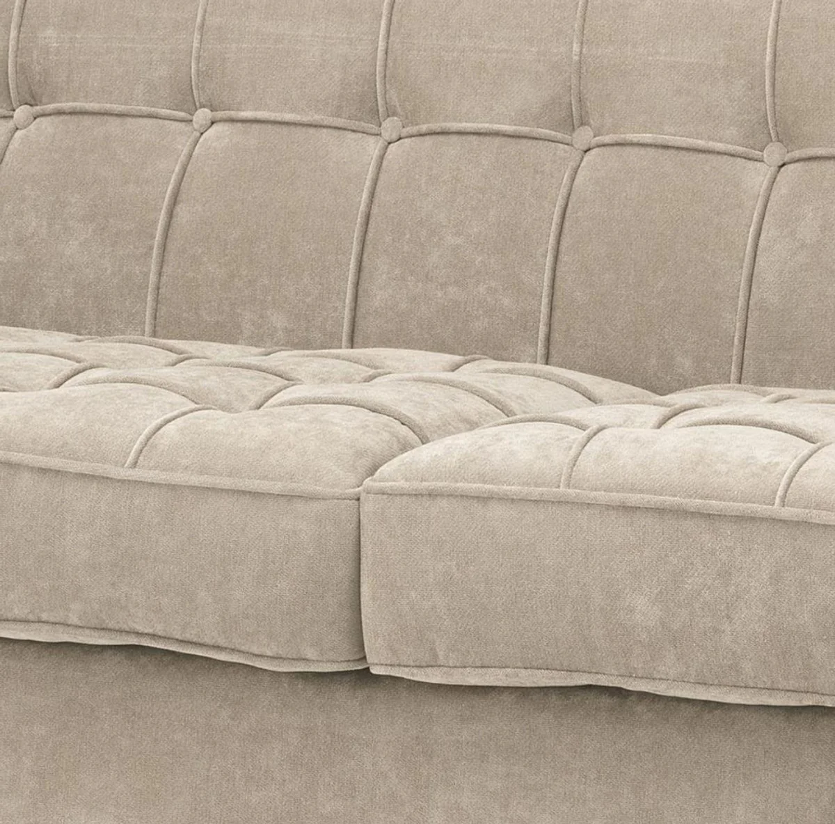 Luxus Sofa Greige 230 x 81 x H. 78 cm - Luxus Kollektion