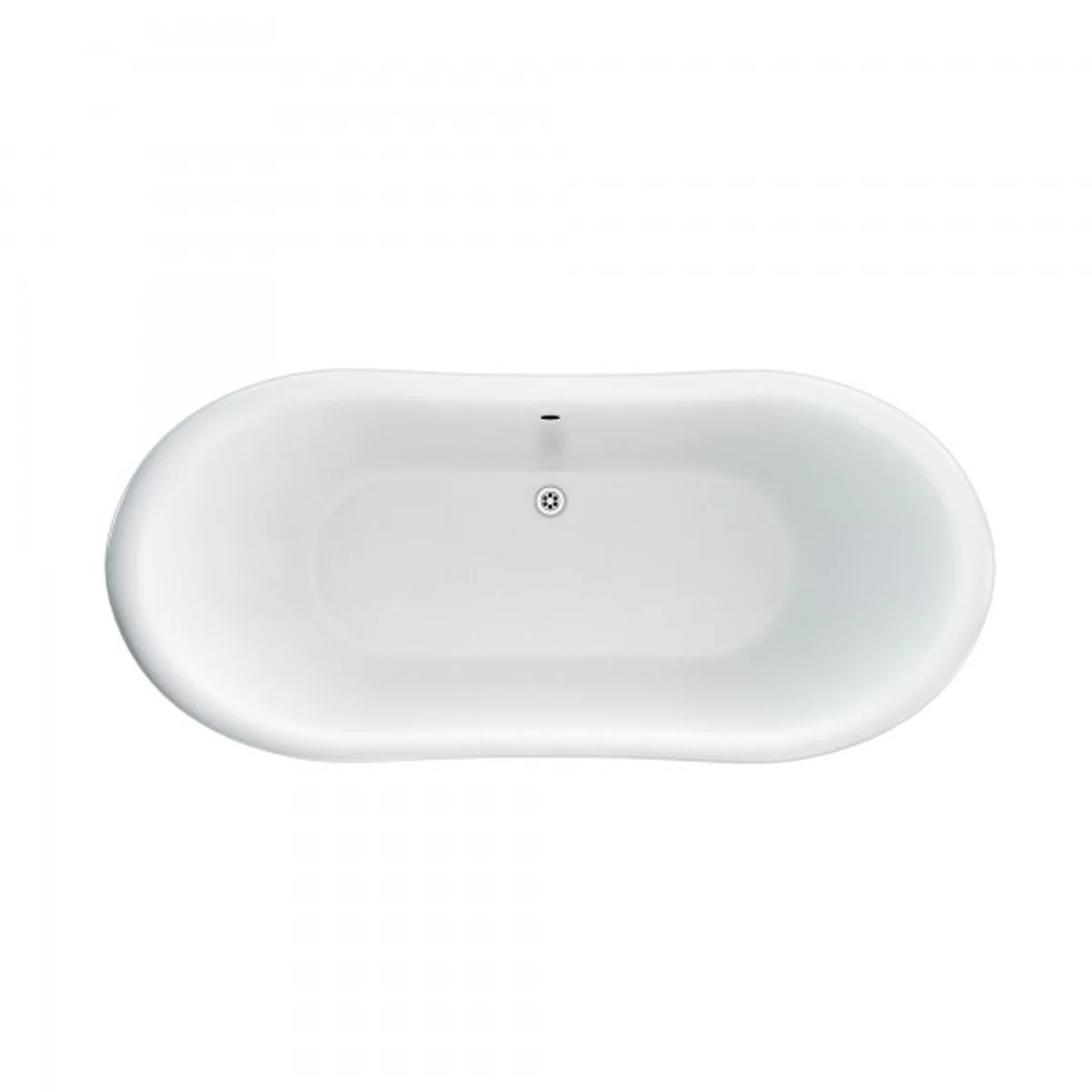 Badewanne freistehend 1650mm BAdm165 - Freistehende Retro Antik Badewanne