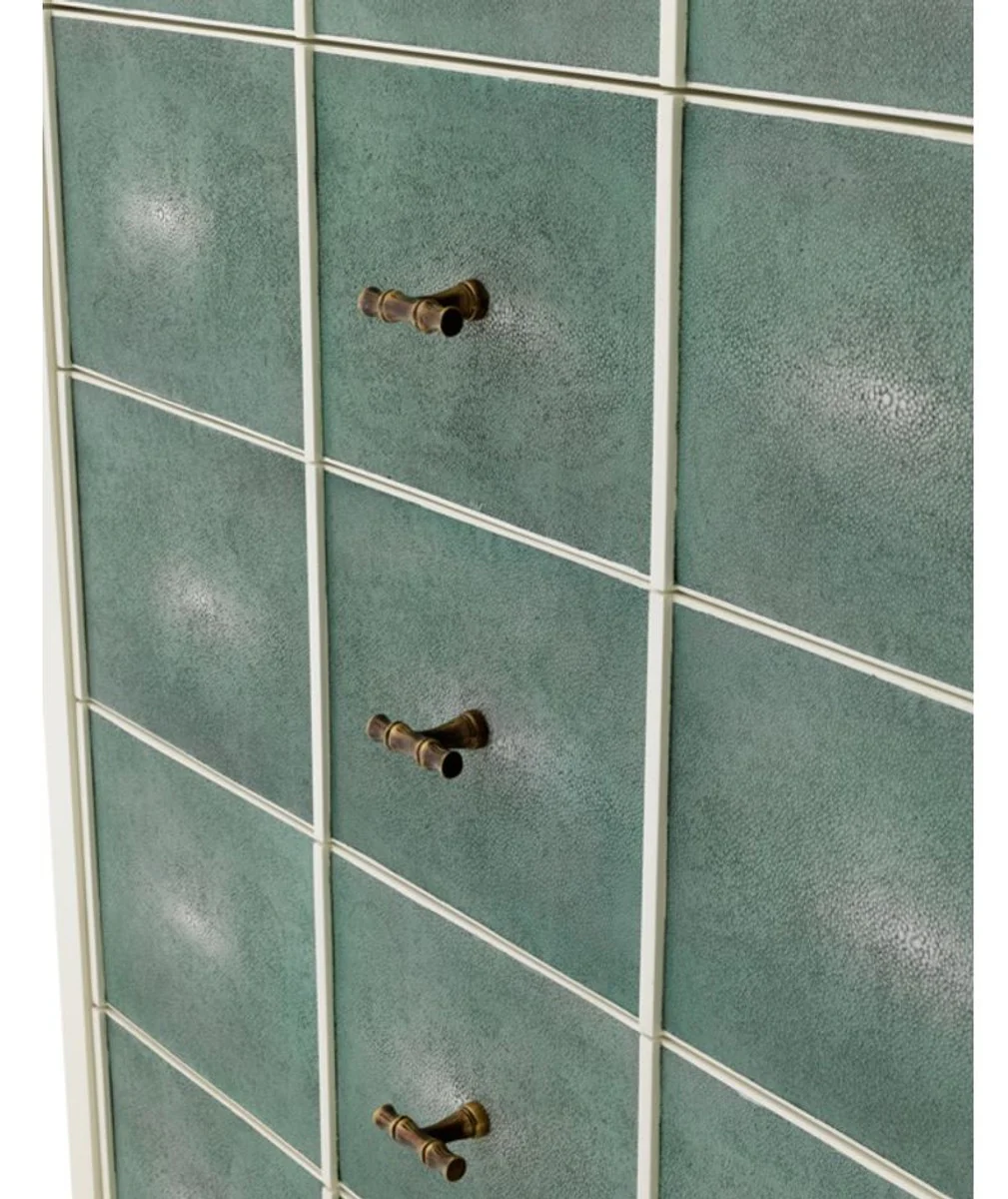 Luxus Mahagoni Schrank 96,5 x 47,5 x H. 130 cm - Designer Möbel