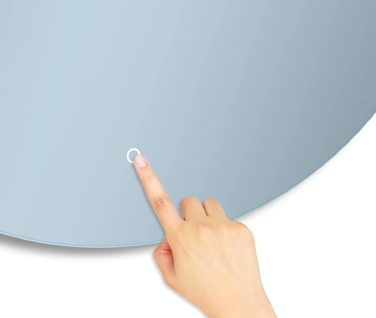 Luxus Badezimmer Spiegel Ø 60 cm - Runder Wandspiegel mit LED Beleuchtung - Badezimmer Möbel - Badezimmer Accessoires