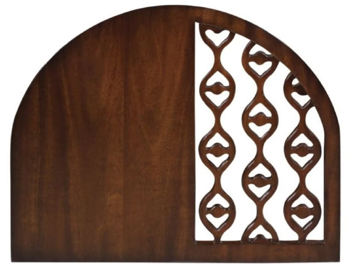 Luxus Mahagoni Snack Tisch / Beistelltisch Dunkelbraun 42 x 43 x H. 55 cm - Luxus Möbel