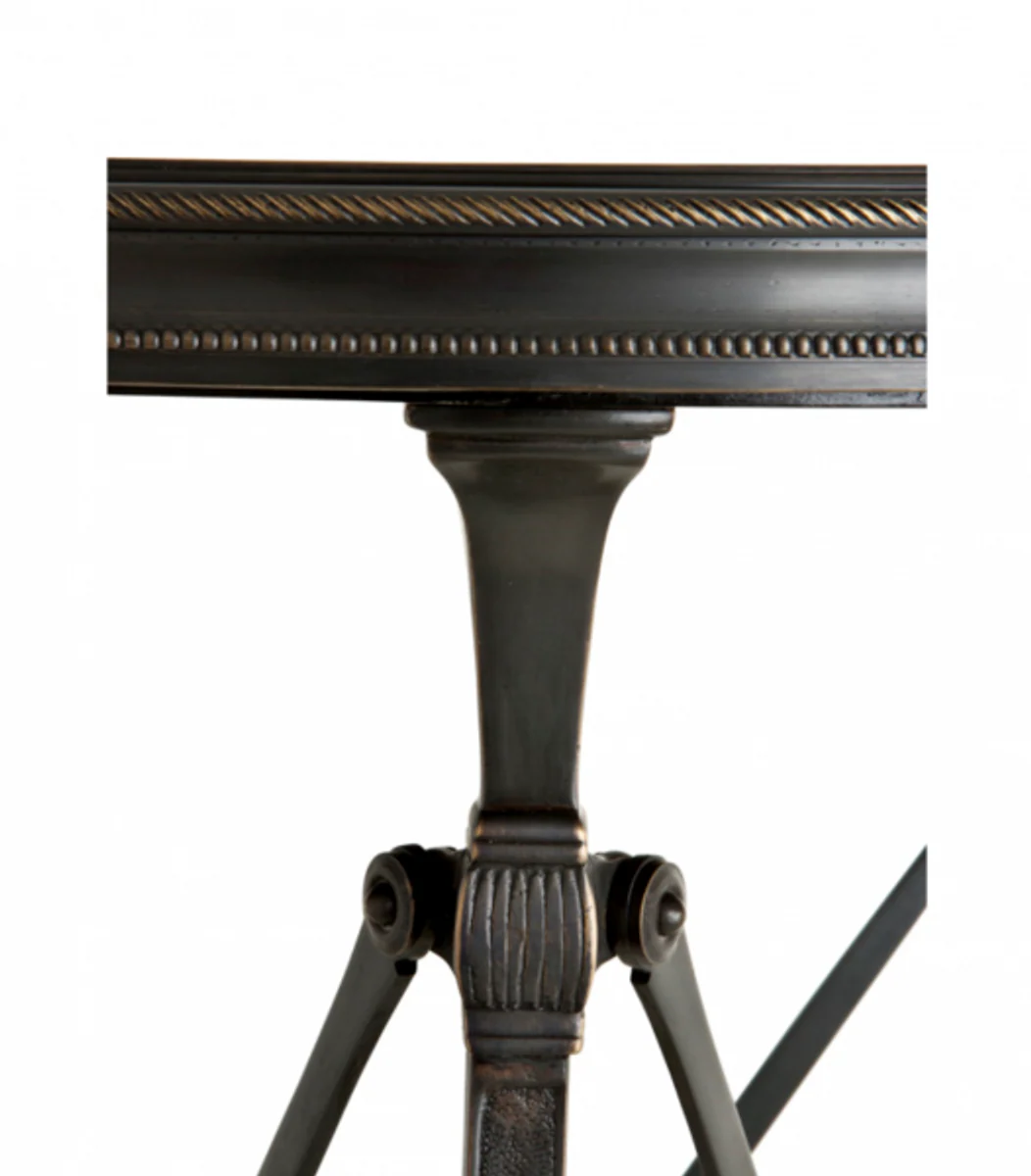 Luxus Art Deco Designer Beistelltisch Anthrazit 42 x H. 55 cm - Luxus Tisch