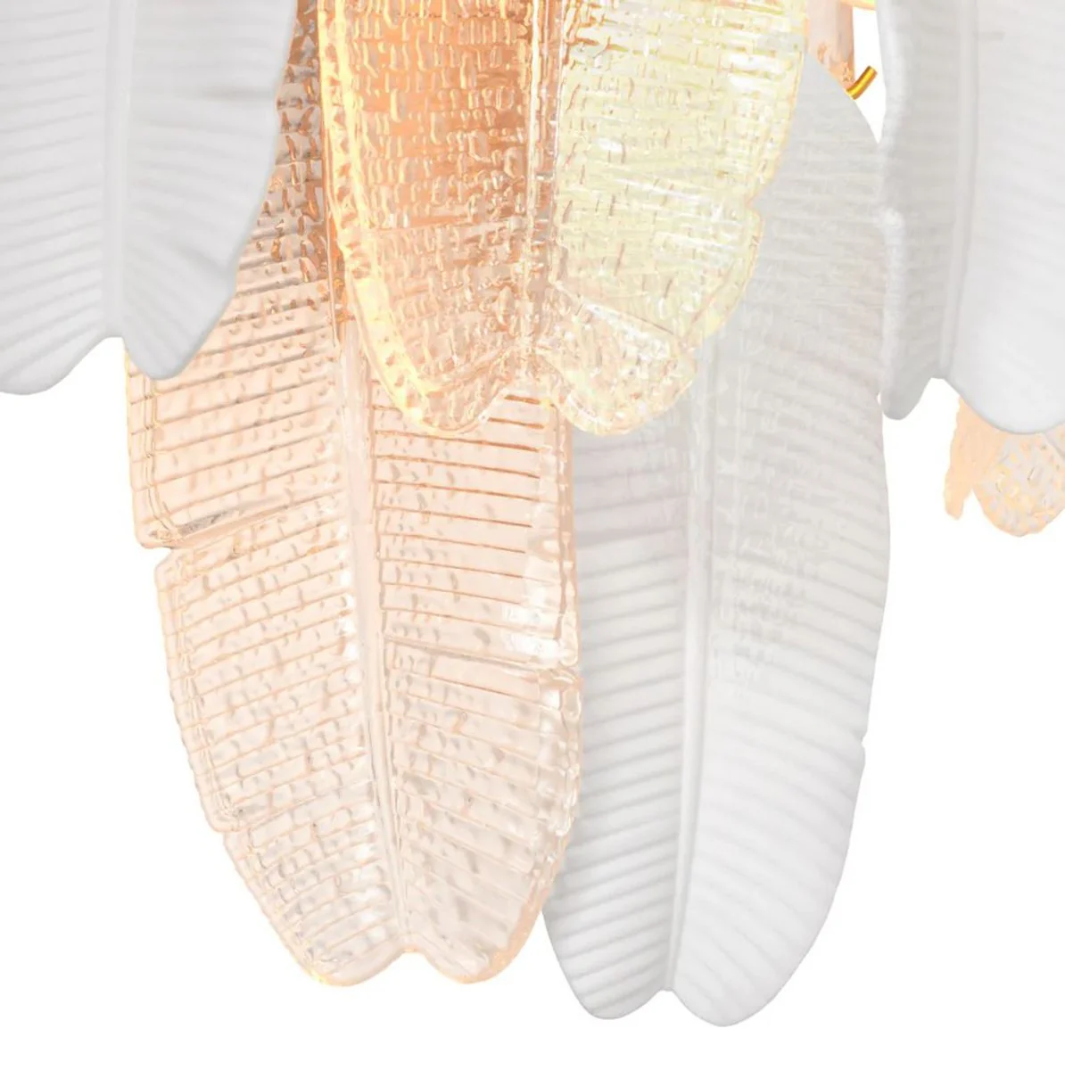 Luxus Wandleuchte Weiß 45 x H. 35,5 cm - Luxus Leuchten