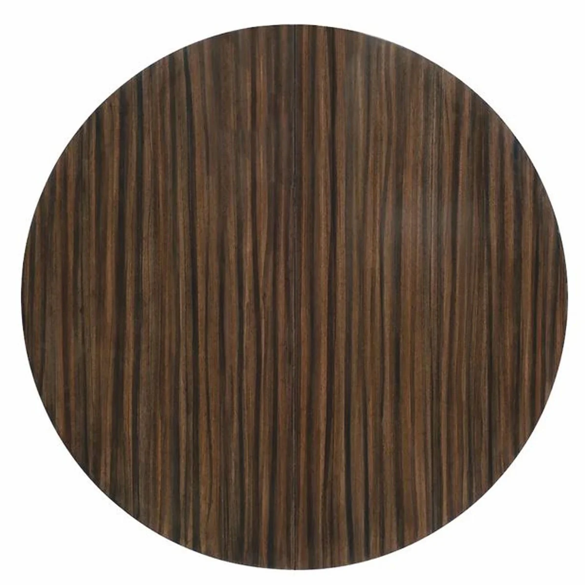 Luxus Esstisch Dunkelbraun / Schwarz 122-182 cm - Ausziehbar