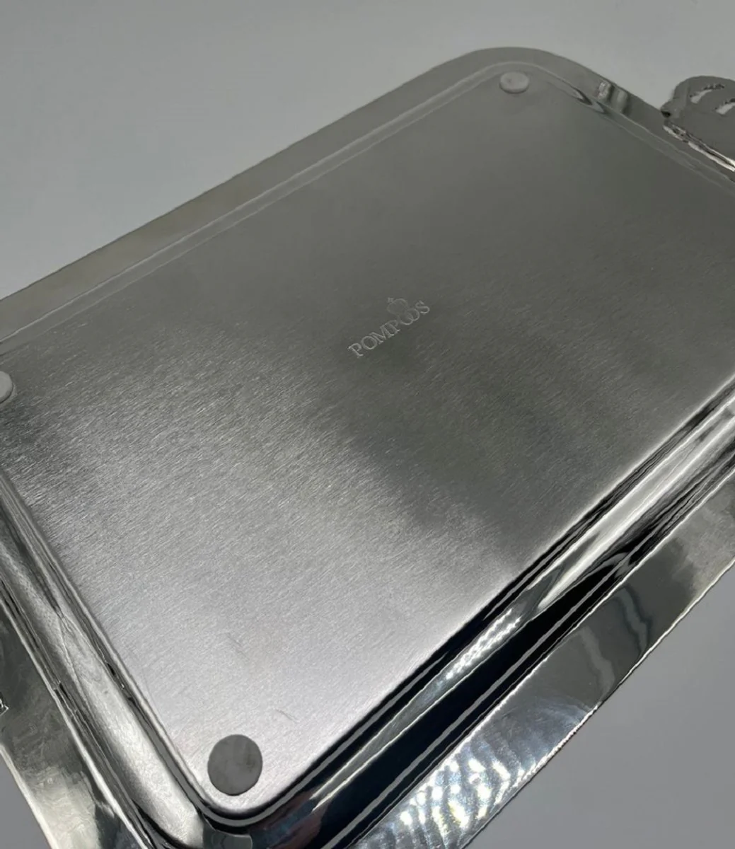 Pompöös by Luxus Barock Serviertablett Krone Silber 42 cm - designed by Harald Glööckler