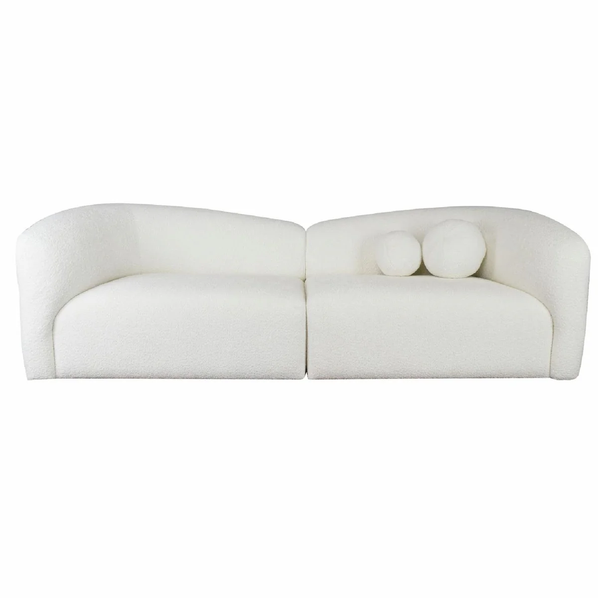 Luxus Sofa Weiß 235 cm - Modulares Wohnzimmer Sofa