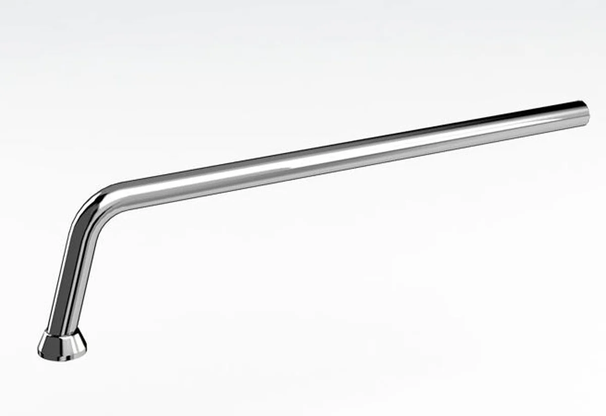 Ablaufrohr Chrom für Nostalgie Badewanne Naturstein freistehend 1700mm BCha - Ablauf Rohr