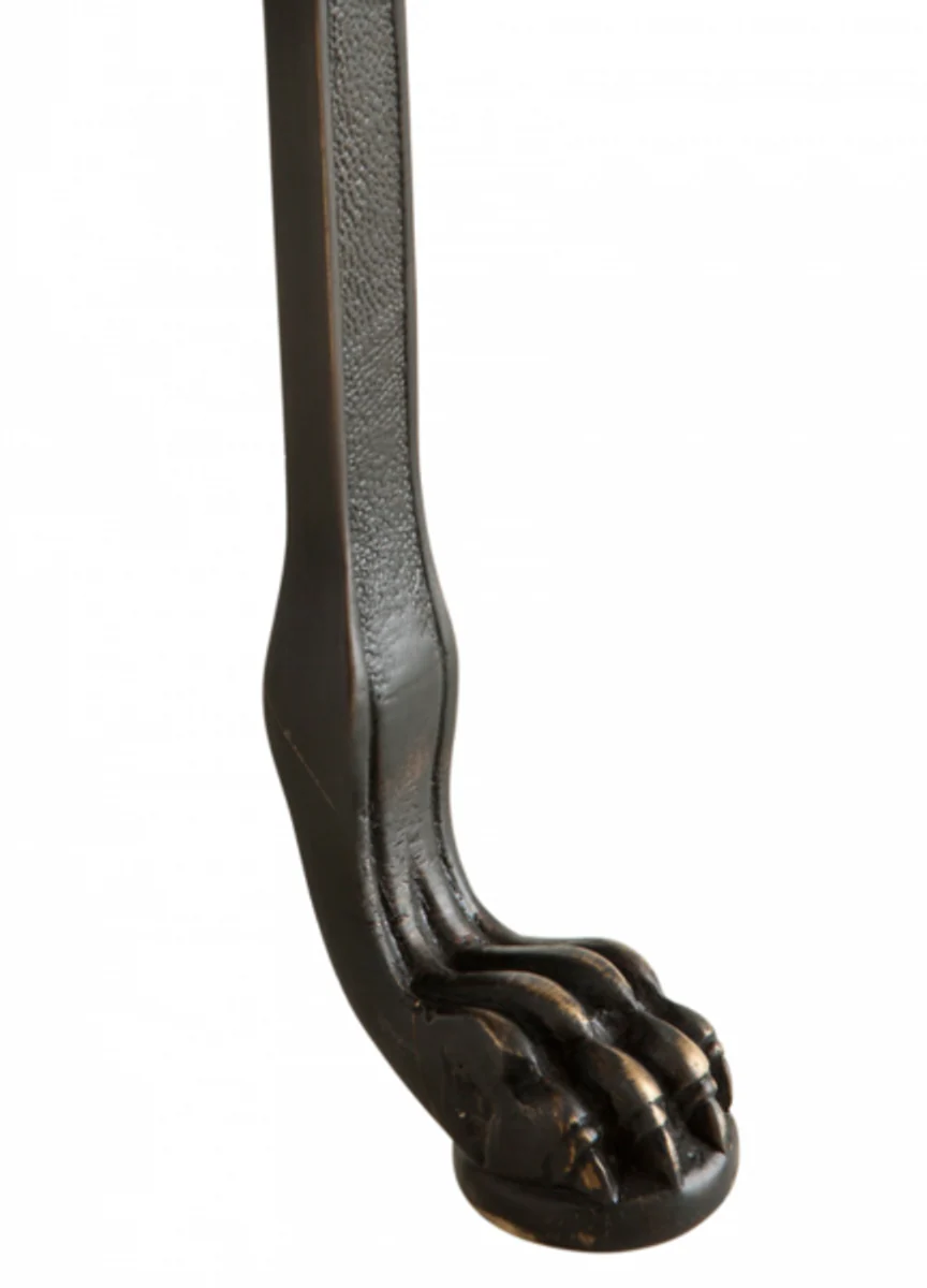 Luxus Art Deco Designer Beistelltisch Anthrazit - Hotel Tisch Möbel