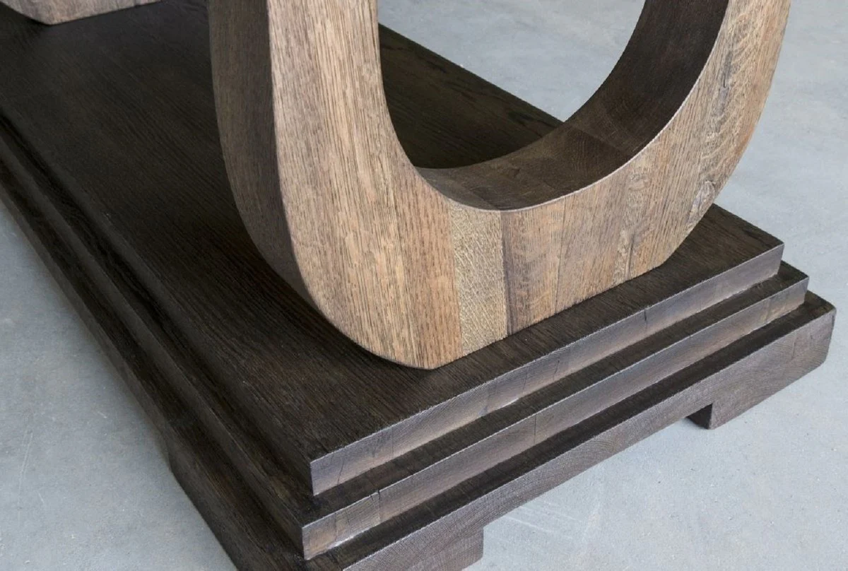 Luxus Massivholz Esstisch H. 77 cm - Alle Farben & Größen - Massivholz Esszimmertisch in rustikaler Optik