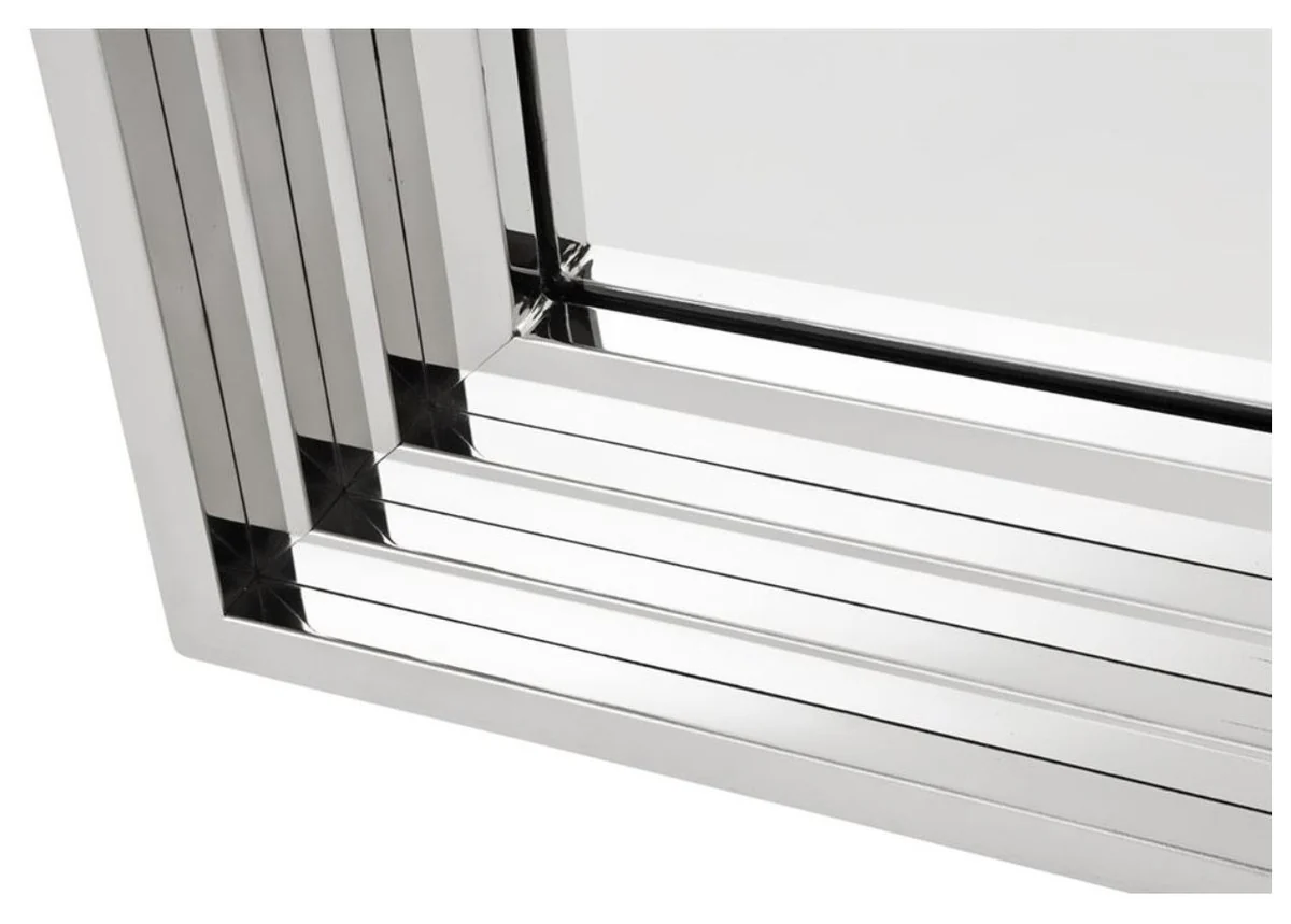 Wohnzimmer Spiegel Silber 86 x H. 219 cm - Luxus Wandspiegel