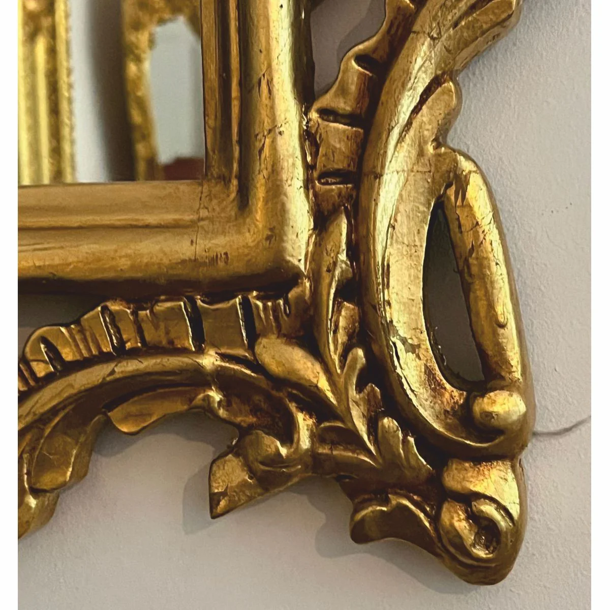 Barock Spiegel Antik Gold H. 110 cm - Barockstil Interior