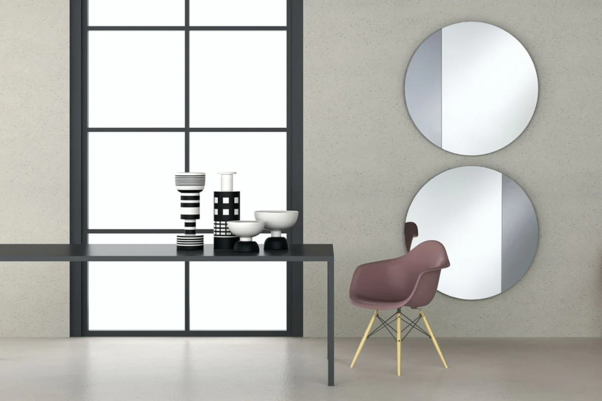 Luxus Spiegel Rauchgrau 96 x H. 96 cm - Designermöbel & Accessoires