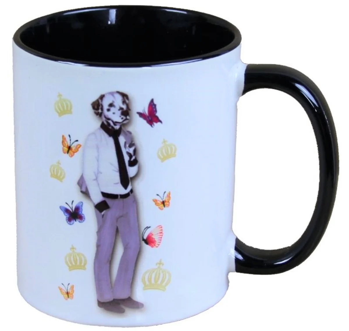 Harald Glööckler Pompöös Tasse Hund mit Krawatte - designed by Harald Glööckler