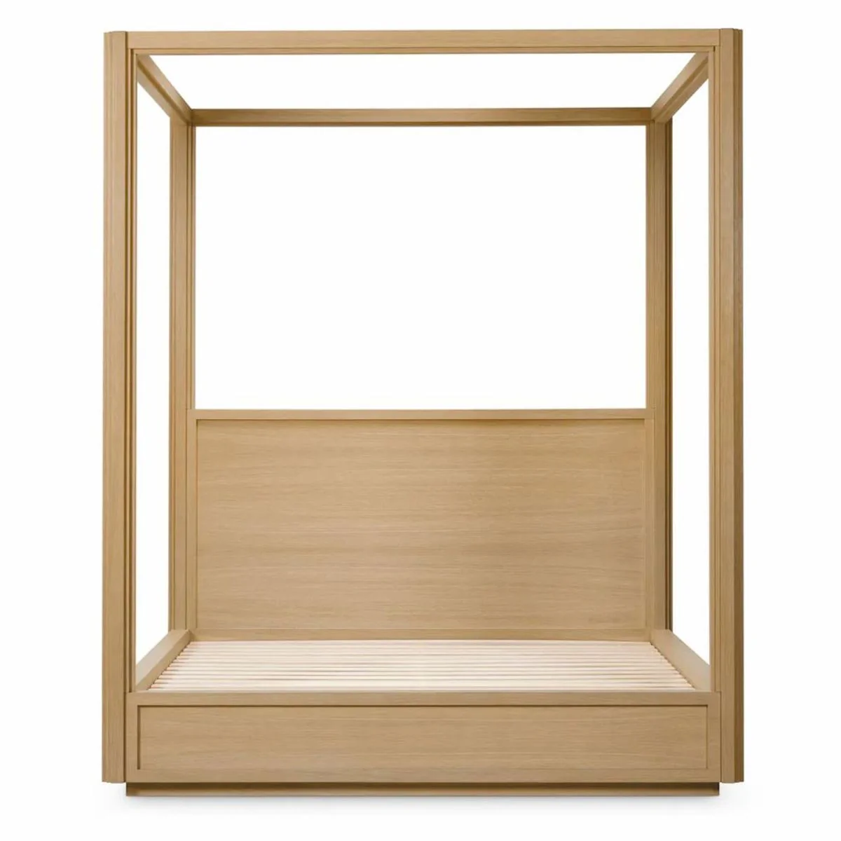 Luxus Himmelbett Naturfarben 228,5 cm - Schlafzimmer & Hotel Möbel