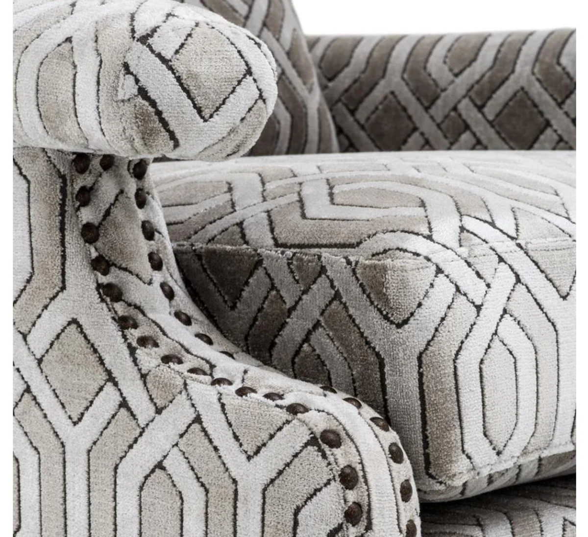 Sessel 75 x 85 x H. 93 cm - Luxus Wohnzimmer Sessel