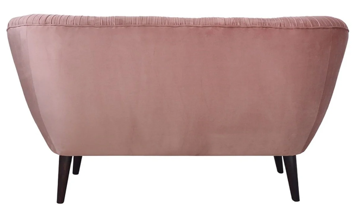 Luxus Sofa mit dekorativen Falten 144 x 79 x H. 81 cm - Verschiedene Farben - Hotel Möbel