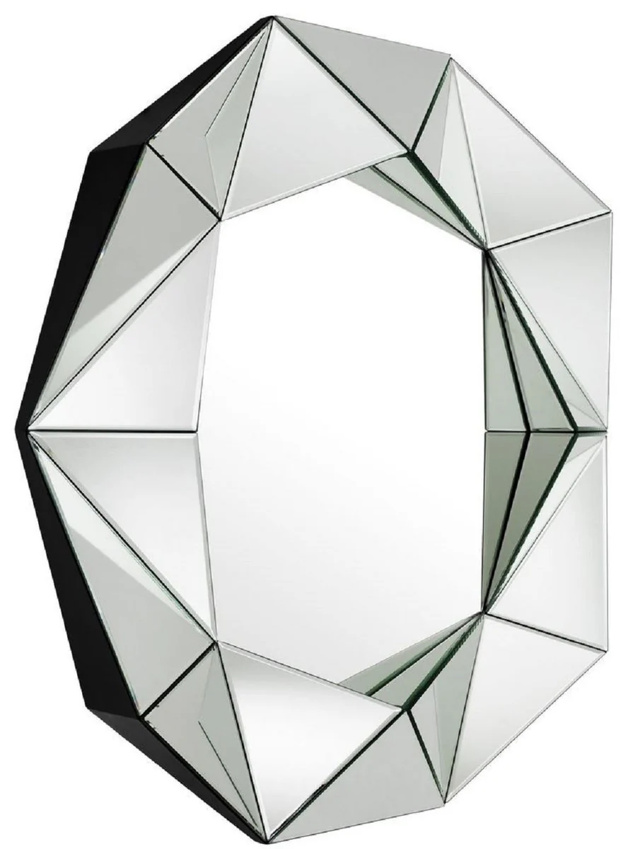 Luxus Wandspiegel 105 x 10 x H. 100 cm - Garderoben Spiegel - Wohnzimmer Spiegel - Luxus Kollektion