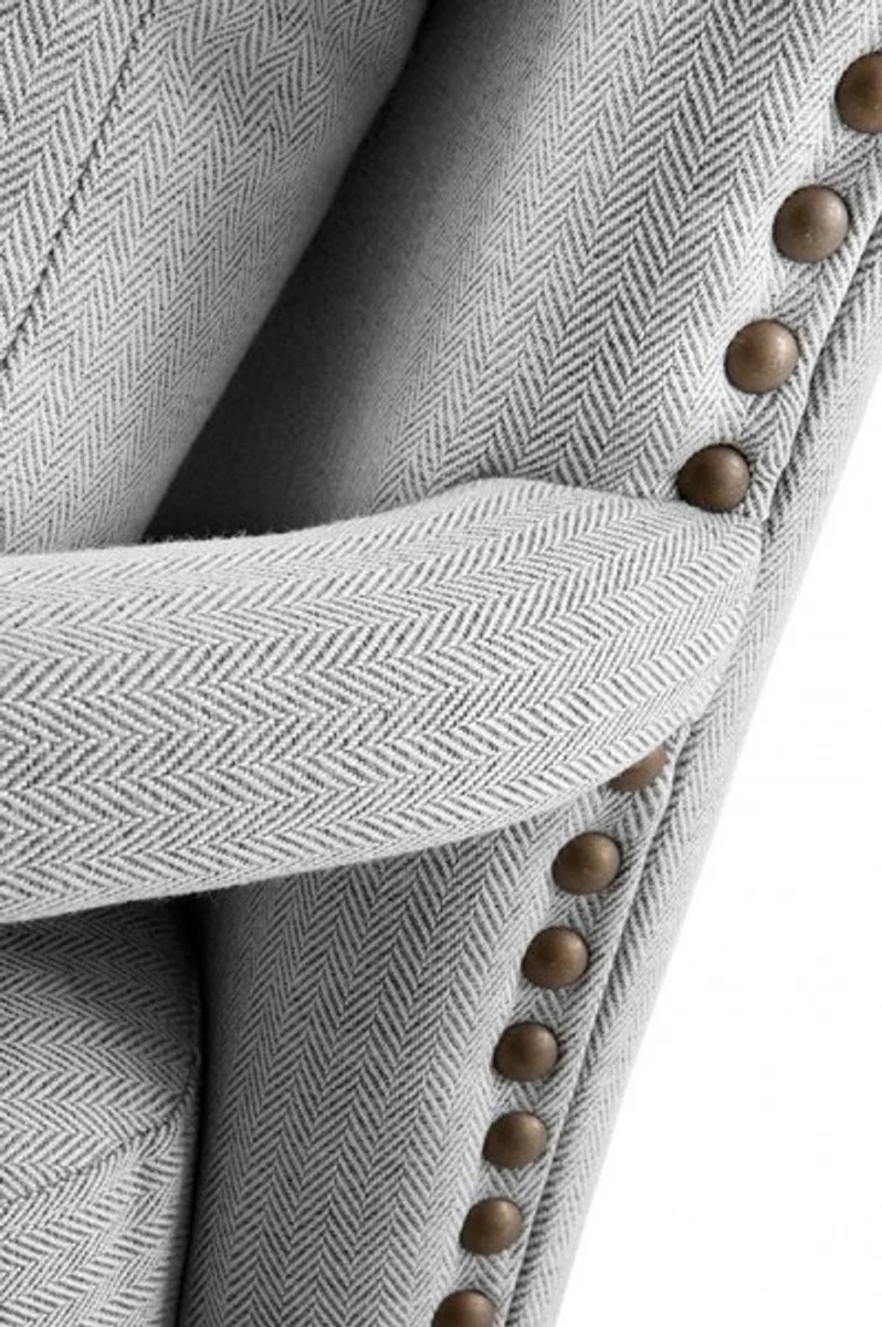 Luxus Lounge Sessel Hellgrau - Hotel Möbel