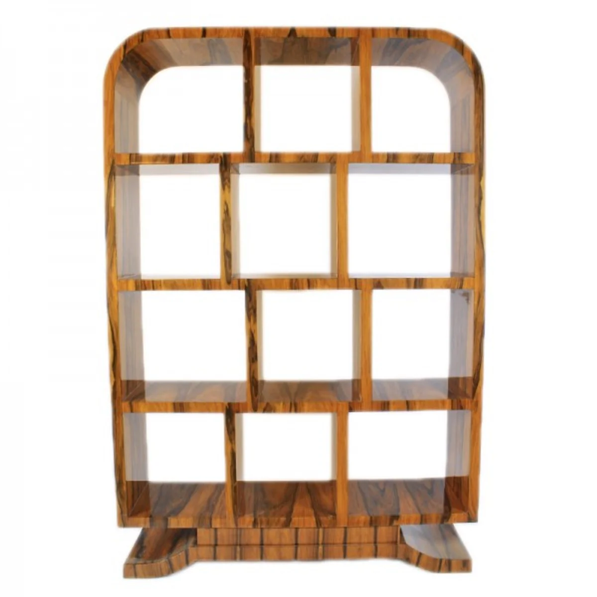 Art Deco Bücherregal Mahagoni - Artdeco Bücher Schrank Regalsystem Möbel Antik Stil