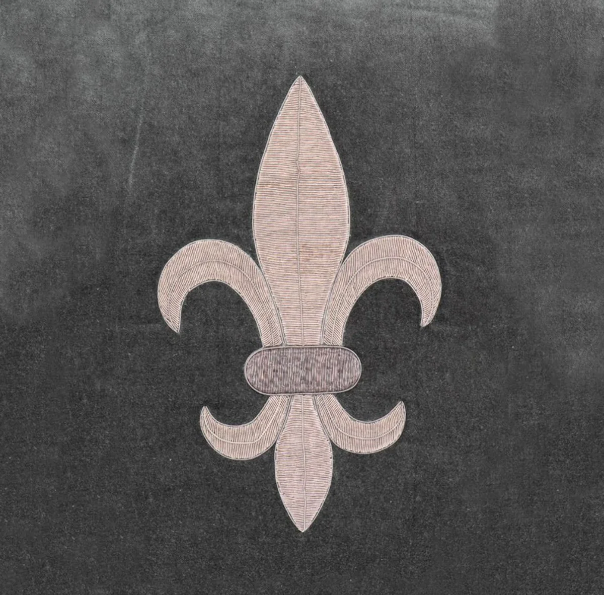 Wohnzimmer Zierkissen Grau / Silber 50 x 50 cm - Luxus Kissen